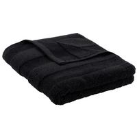Handtuch Chris in Schwarz ca. 50x100cm - Schwarz, Textil (50/100cm) - Premium Living