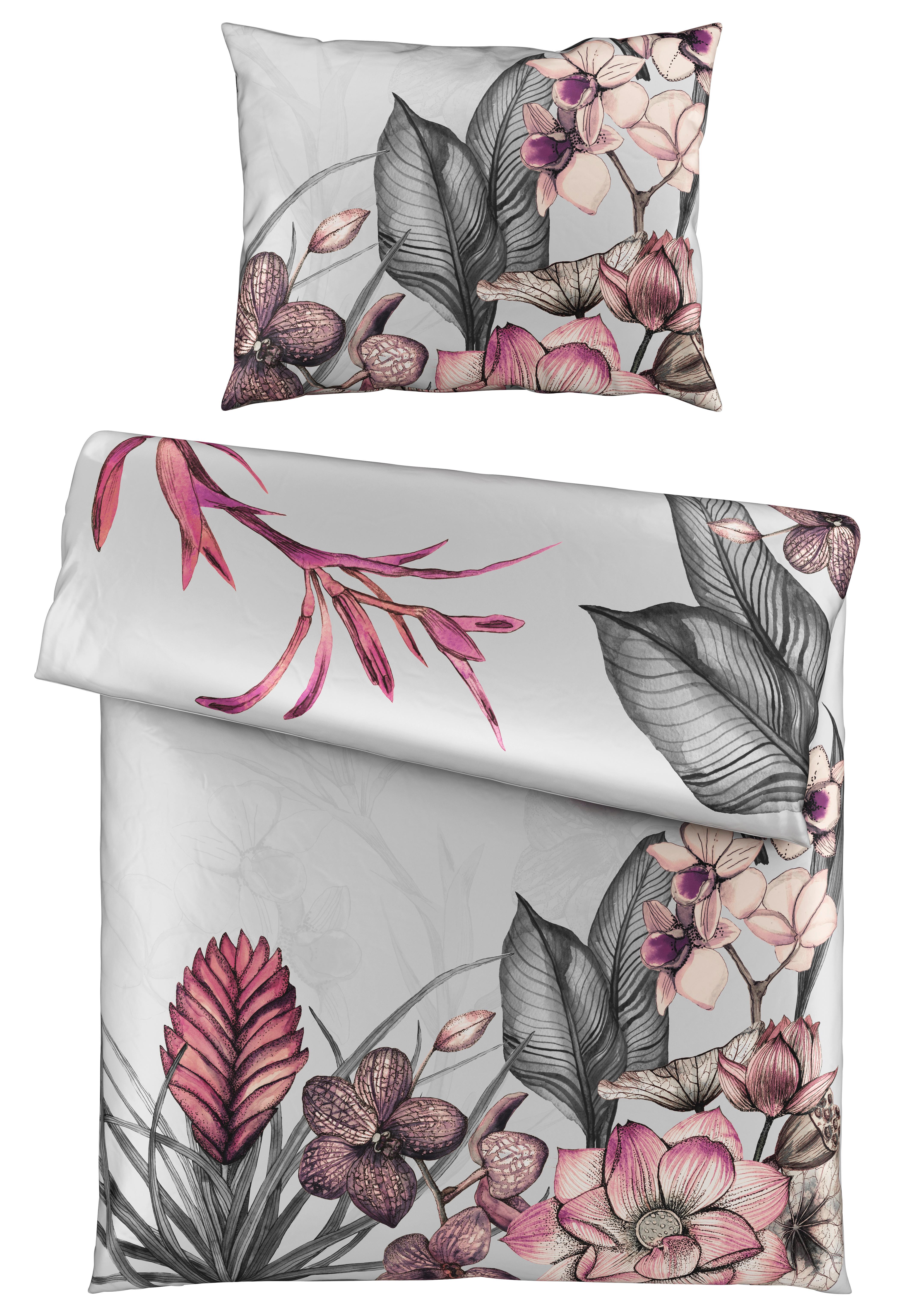 Ágyneműhuzat-garnitúra Cartaxo - szürke, Lifestyle, textil (140/200cm) - Modern Living