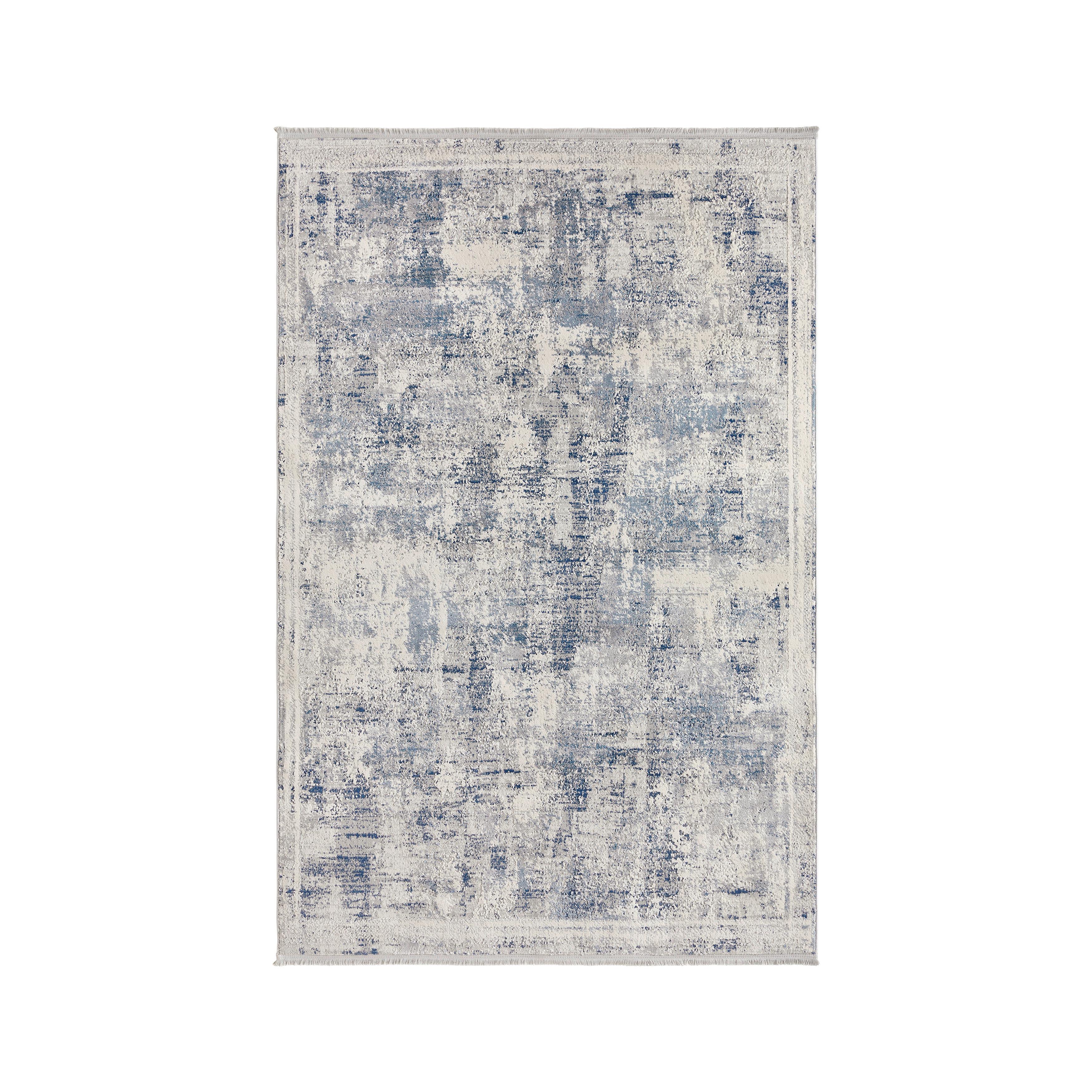 VÄVD MATTA ISVIND - ljusblå/cremefärgad, Klassisk, textil (120/170cm) - Mömax