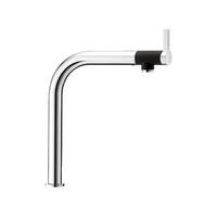 Küchenarmatur 518434, chrom/schwarz - Chromfarben, MODERN (36,7cm) - Blanco