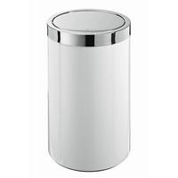 POJEMNIK NA PRANIE CHROMELINE JOOP! - biały/kolor chromowy, Basics, metal (35/58cm) - Joop!