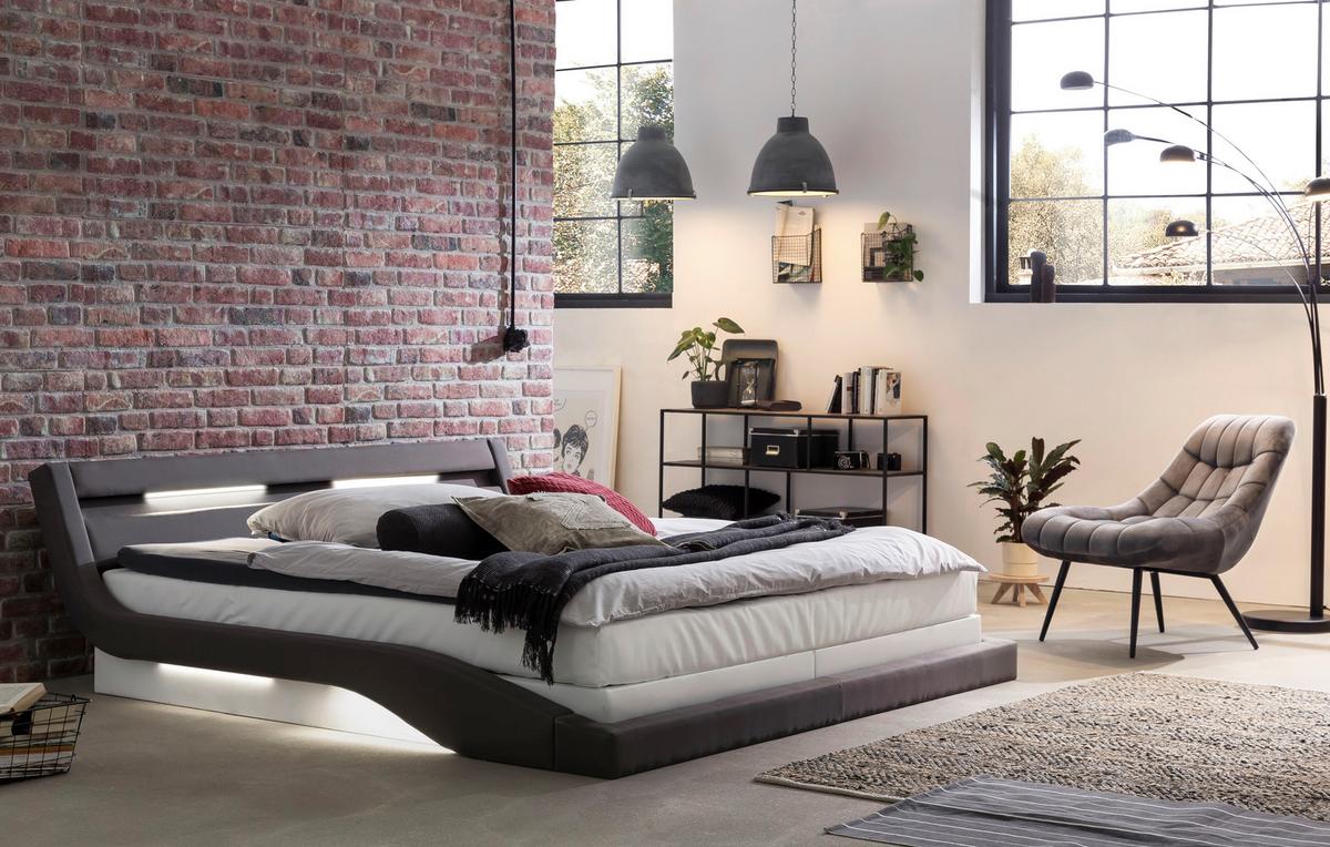 Svetilka V Obliki Loka Five - črna, Design, kamen/kovina (150/205/36cm) - P & B