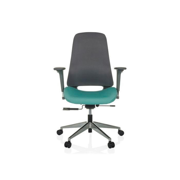 Pisarniški Stol Henfield G, Svetlo Modra - srebrne barve/svetlo modra, Moderno, kovina/umetna masa (64/110 - 119/56cm) - MID.YOU