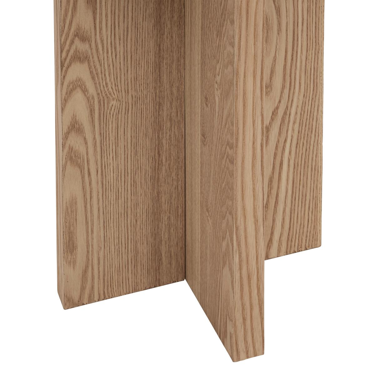 Masă auxiliară MATERA -TREND - culoare natur, Modern, piatră/material pe bază de lemn (34/54cm) - Premium Living