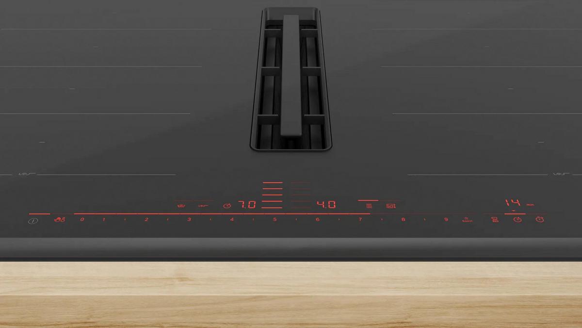 Kochfeld-Dunstabzug-Kombi PXX890D51E, schwarz - Schwarz, MODERN, Glas (81,6cm) - Bosch