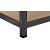 TUNGLASTSTÄLL JOHANN - svart/naturfärgad, Klassisk, metall/trämaterial (90/180/40cm) - Mömax