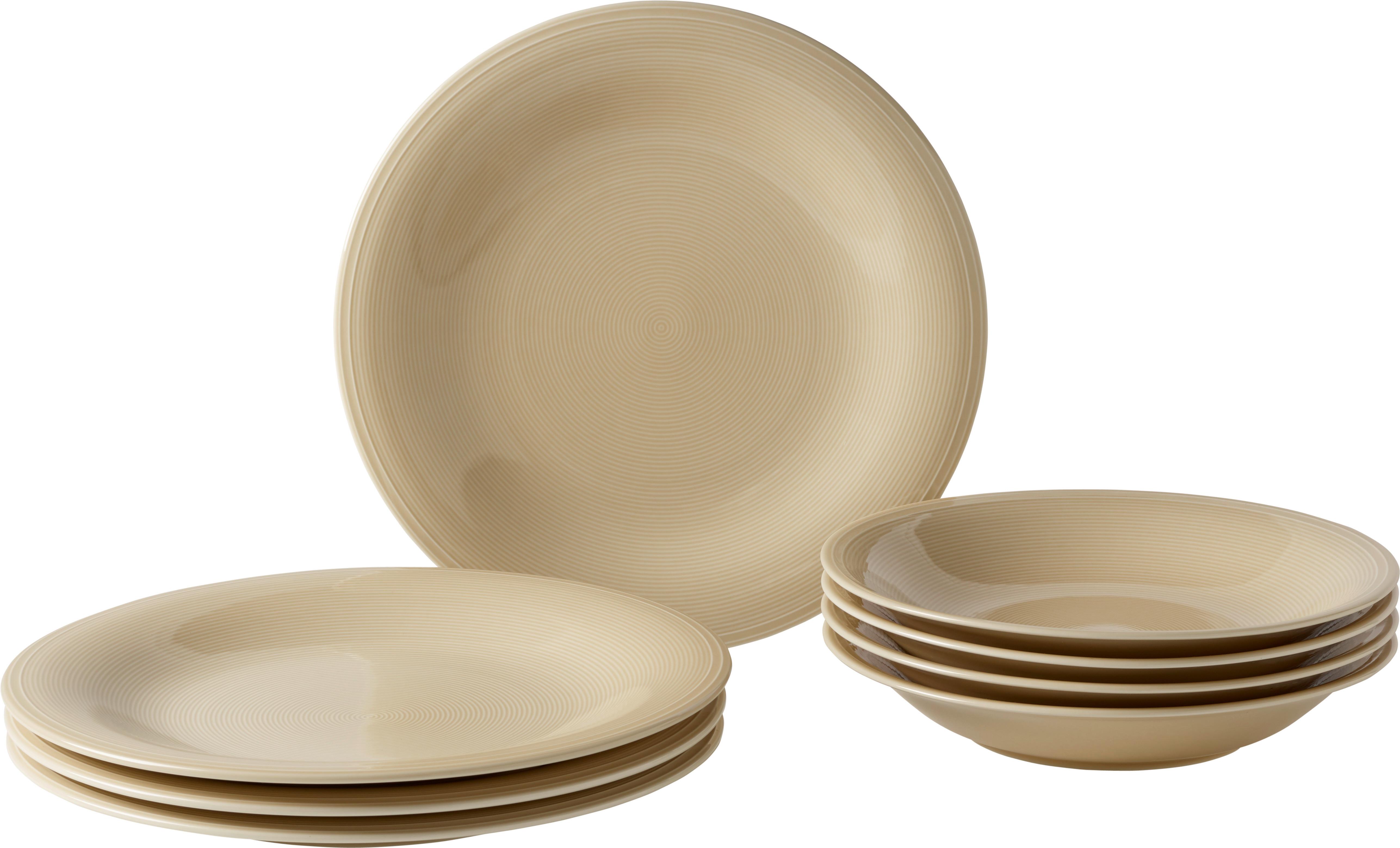 ZASTAWA STOŁOWA COLOR LOOP SAND VILLEROY&BOCH - beżowy, Basics, ceramika (29/29/14cm) - like.Villeroy & Boch