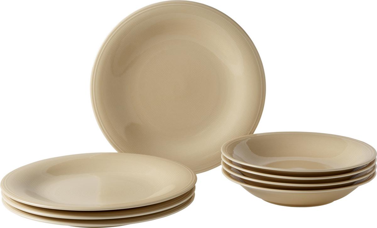 ZASTAWA STOŁOWA COLOR LOOP SAND VILLEROY&BOCH - beżowy, Basics, ceramika (29/29/14cm) - like.Villeroy & Boch