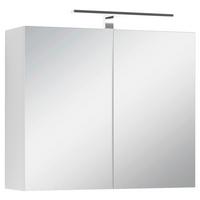 Spiegelschrank Spree, Weiß - MODERN, Glas/Holzwerkstoff (70/60/20cm) - MID.YOU