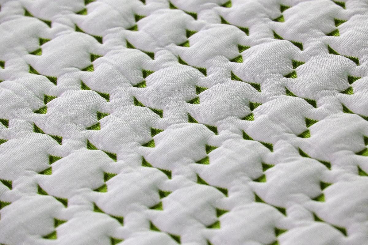 Matrachuzat Cushie Osvaldo Green 140x200 - fehér/zöld, textil (140/200cm)