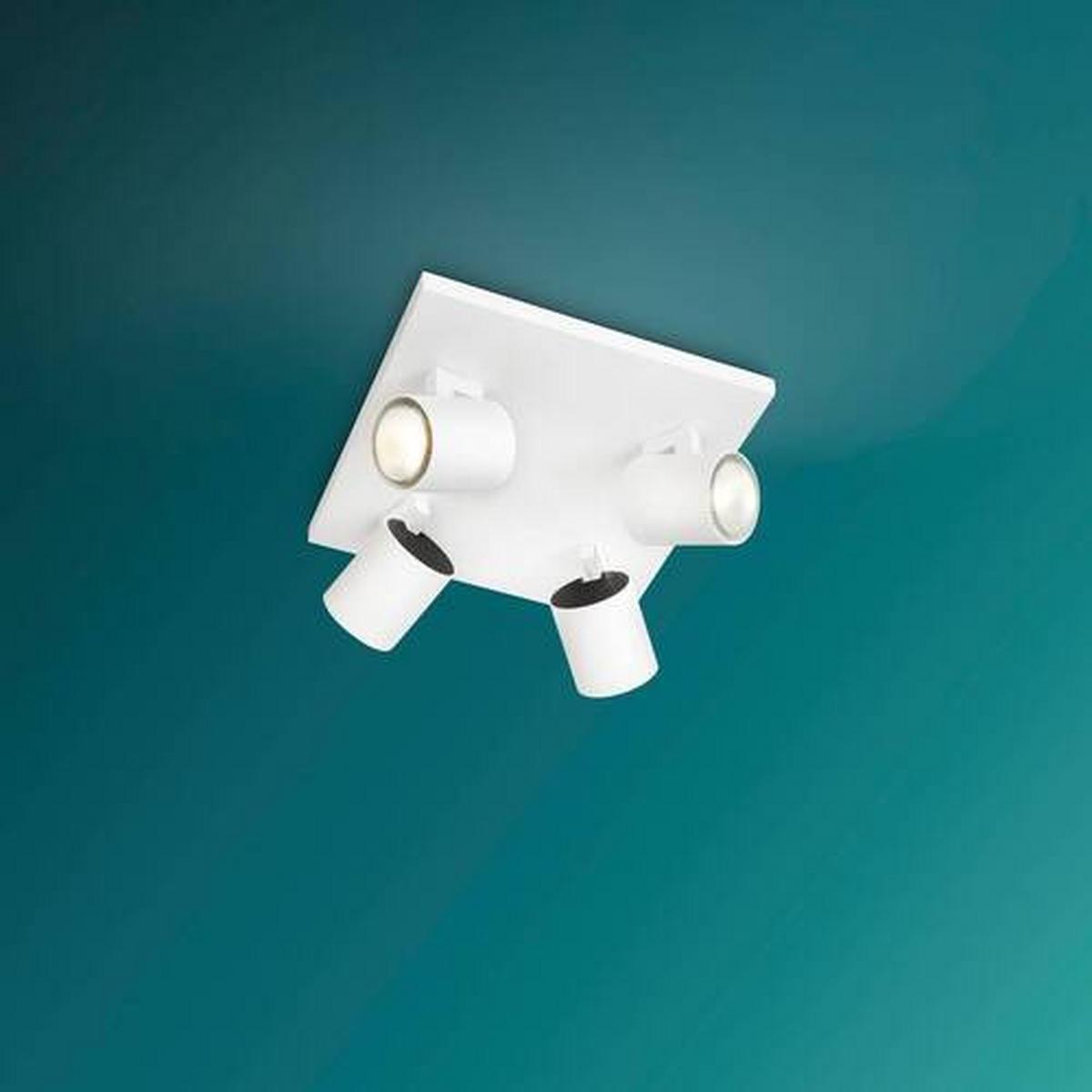 LAMPA SUFITOWA 530943112 SPOT RUNNER - biały, Basics, metal (24/24/10,9cm) - Philips