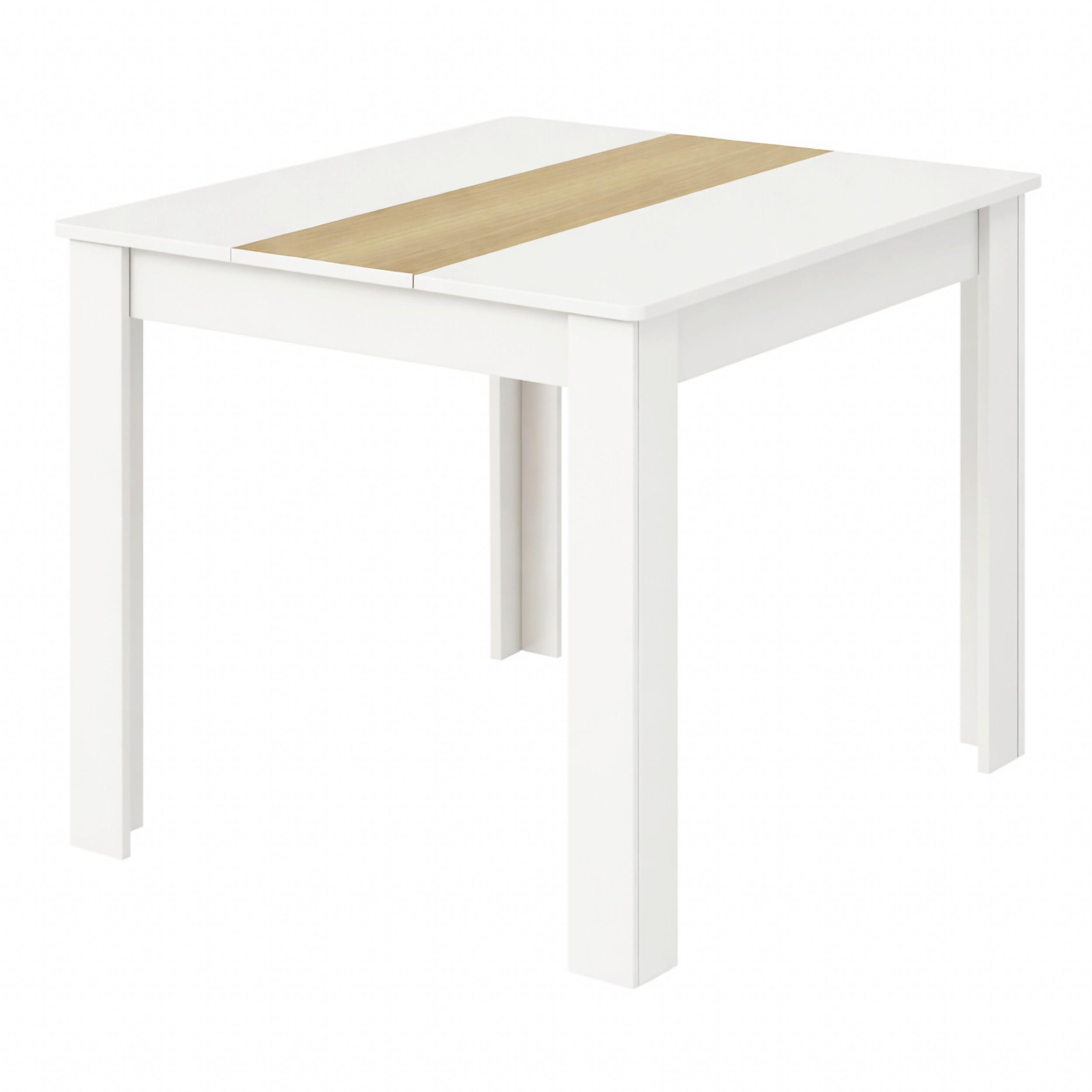 Esstisch Vcm Esstisch "disalo" 80x80 - Honigeiche/Weiss, Modern, Holzwerkstoff (80/80/75cm) - MID.YOU
