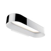 Wandleuchte Agena in Weiß/Chromfarben max. 20 W - Chromfarben/Weiß, Basics, Metall (5,0cm) - Paulmann