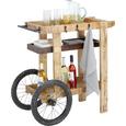 Servierwagen Naturfarben - Schwarz/Naturfarben, MODERN, Holz/Metall (88/85/56cm) - Premium Living Servierwagen Naturfarben - Schwarz/Naturfarben, MODERN, Holz/Metall (88/85/56cm) - Premium Living