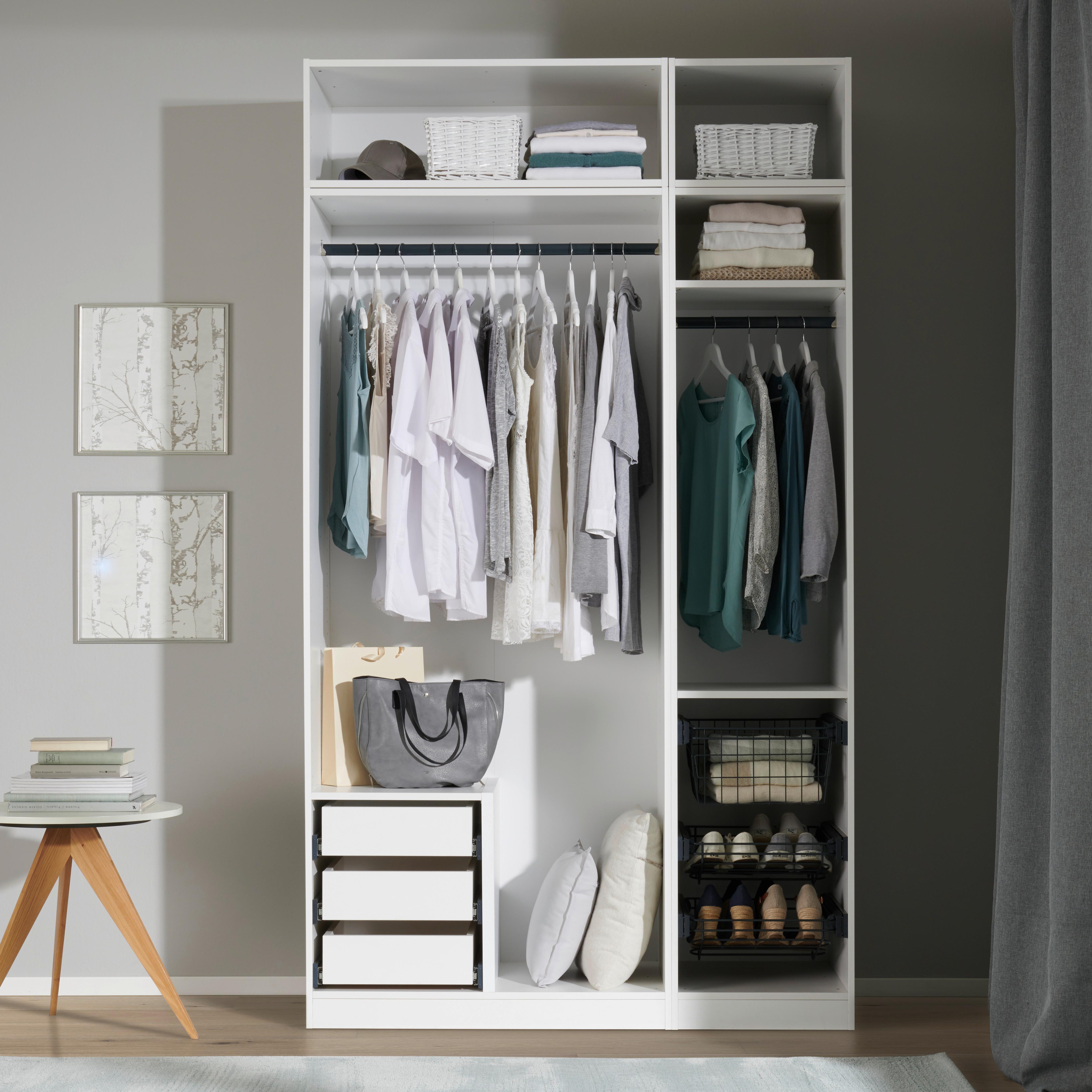 HYLLPLANSSET UNIT -BASED- - vit, Modern, trämaterial (87,9/1,8/54,4cm) - Based