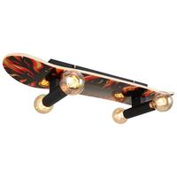 Stropna Svetilka Skati - črna, Moderno, kovina/leseni material (78/20.5/13.5cm) - Mömax