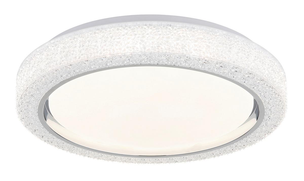 LED-DECKENLEUCHTE 41265CCT LIAMI - Weiss, Basics, Kunststoff/Metall (40/8cm) - Globo