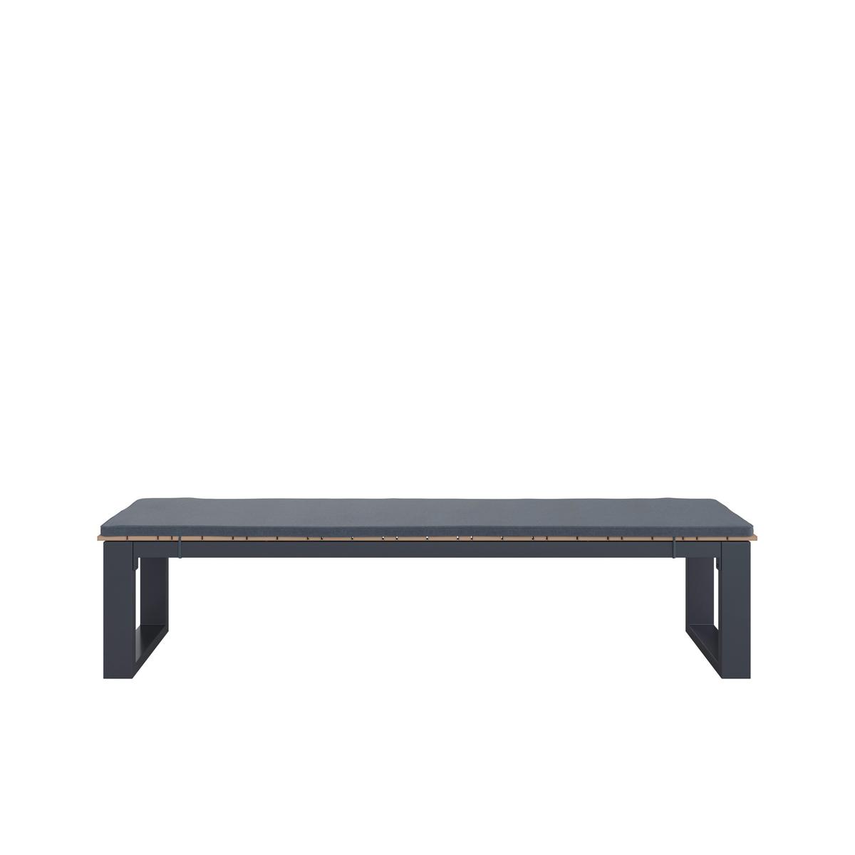 Vrtni Set Helen - boje tikovine/siva, Moderno, tekstil/metal (330/198/88cm) - Bessagi Garden