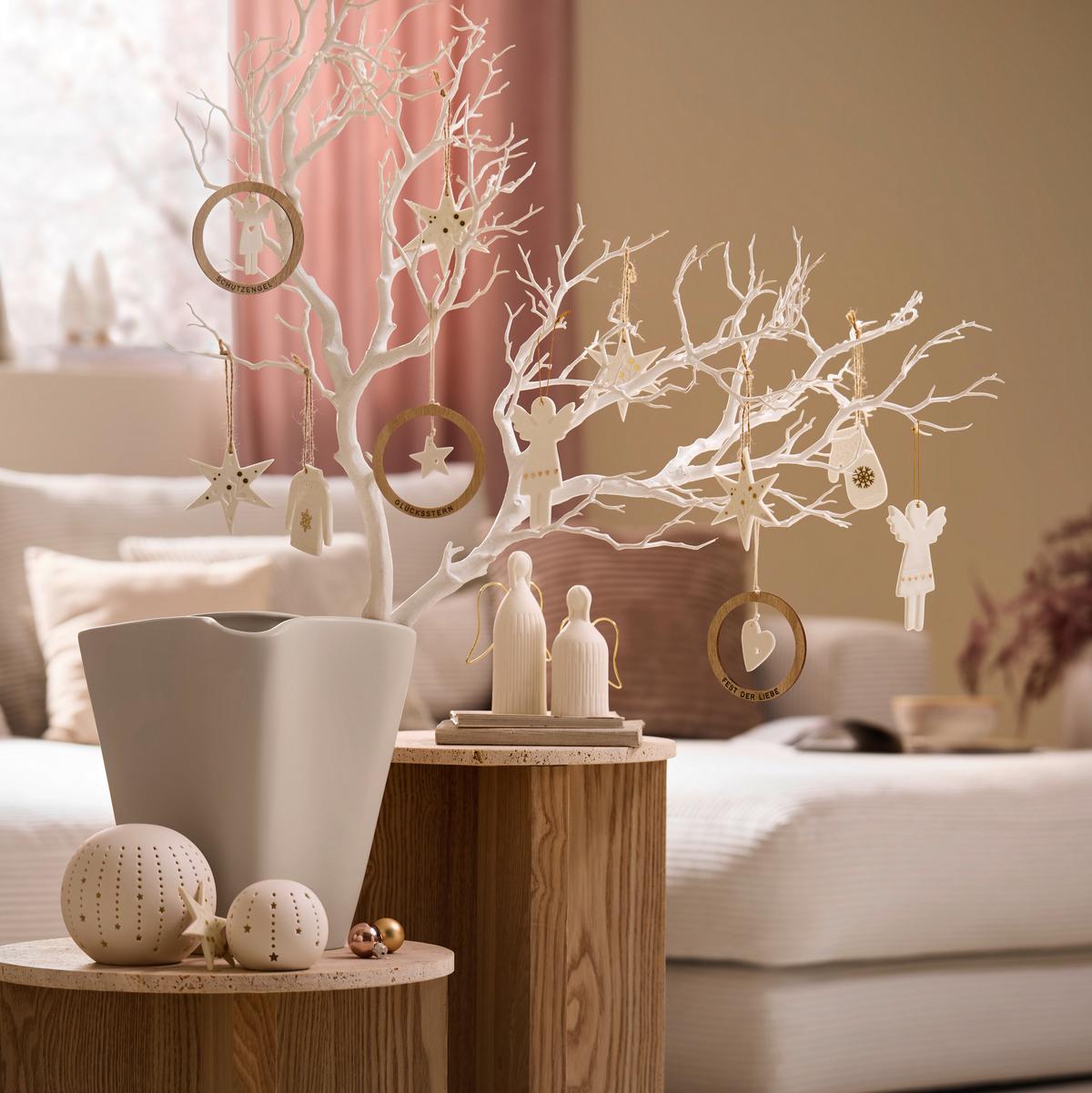 Vase Cashmere Beige - Beige, Keramik (29,5/28/20,5cm) - Premium Living