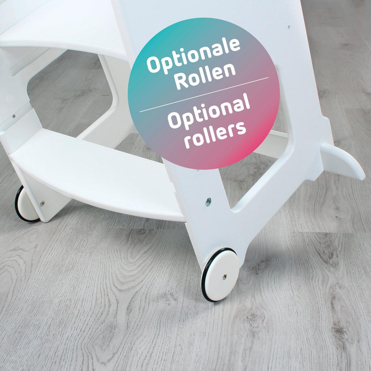 WIEŻA EDUKACYJNA LITTLEFOOT - beżowy, Basics, drewno (42,5/62,2/92cm) - Tobi