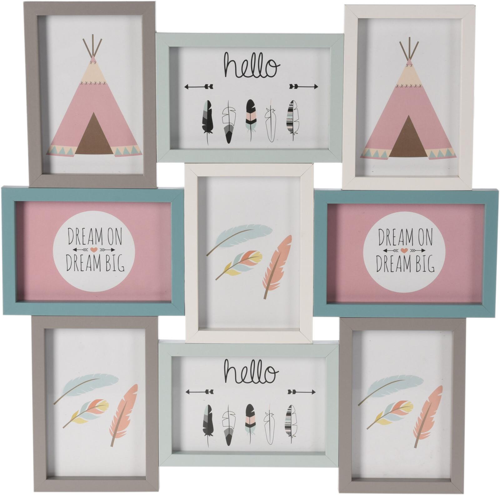Fényképkeret Kids Collection - faalapú anyag (46/46/1,8cm)