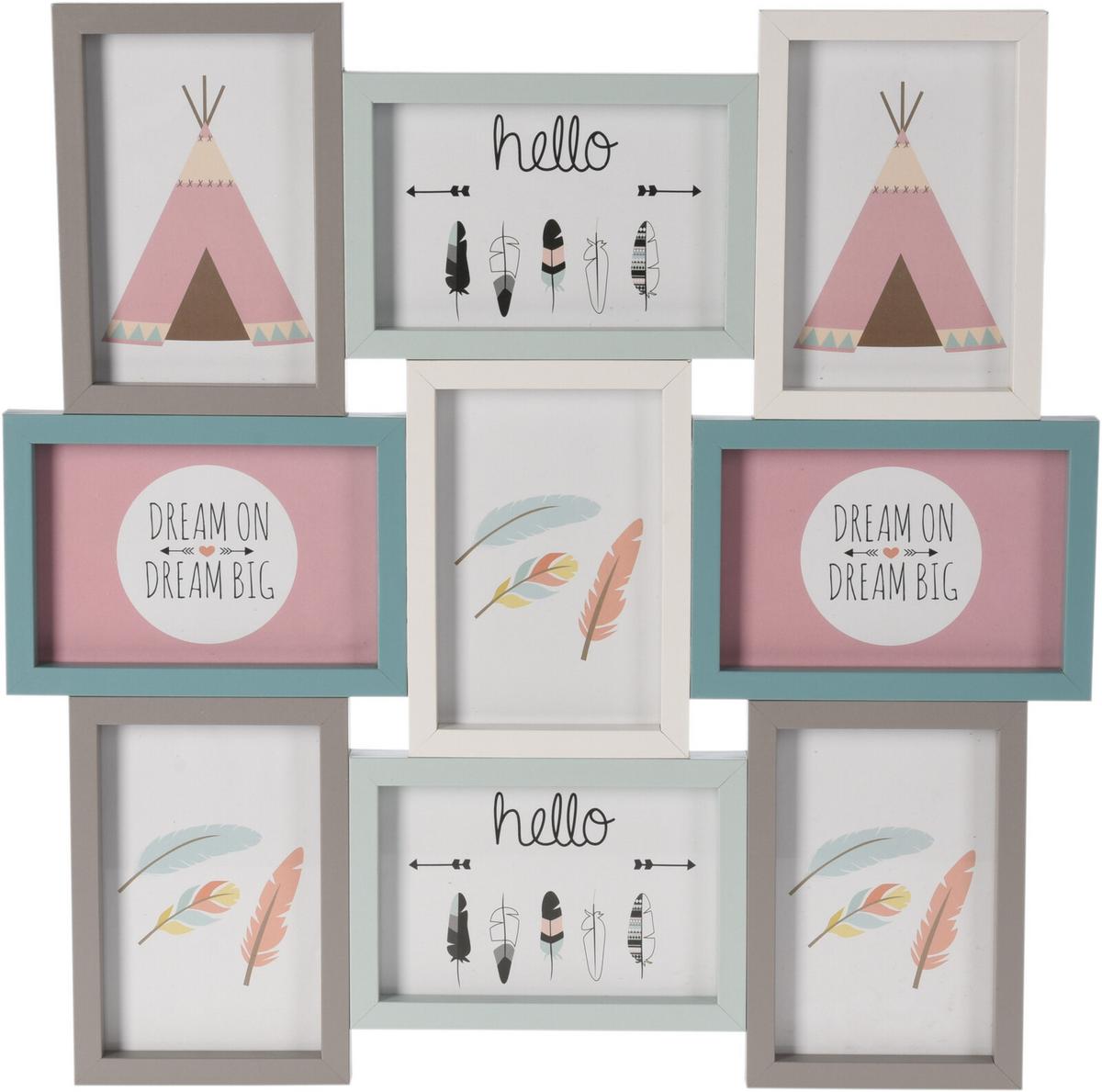 Fényképkeret Kids Collection - faalapú anyag (46/46/1,8cm)