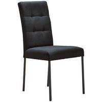 KRZESŁO NANDIA - czarny/szary, Design, metal/tkanina (46/91/61cm) - home24