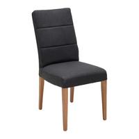 Stuhl Linda Eiche/Anthrazit - Anthrazit, MODERN, Holz/Textil (48/97/66cm) - Mömax