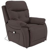 Tv Fotelj Mario, Relax Funkcija, Rjava - črna/rjava, Konvencionalno, kovina/umetna masa (89/107-79/94-165cm) - James Wood