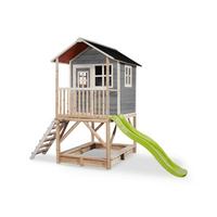 Igralni Stolp Exit Loft 500, Siva - siva/zelena, Konvencionalno, les (329/190/253cm) - EXIT Toys
