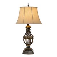 Stolna Svjetiljka Fe-Augustine-Tl - smeđa, Konvencionalno, tekstil/metal (50.8/89.5cm) - Elstead Lighting