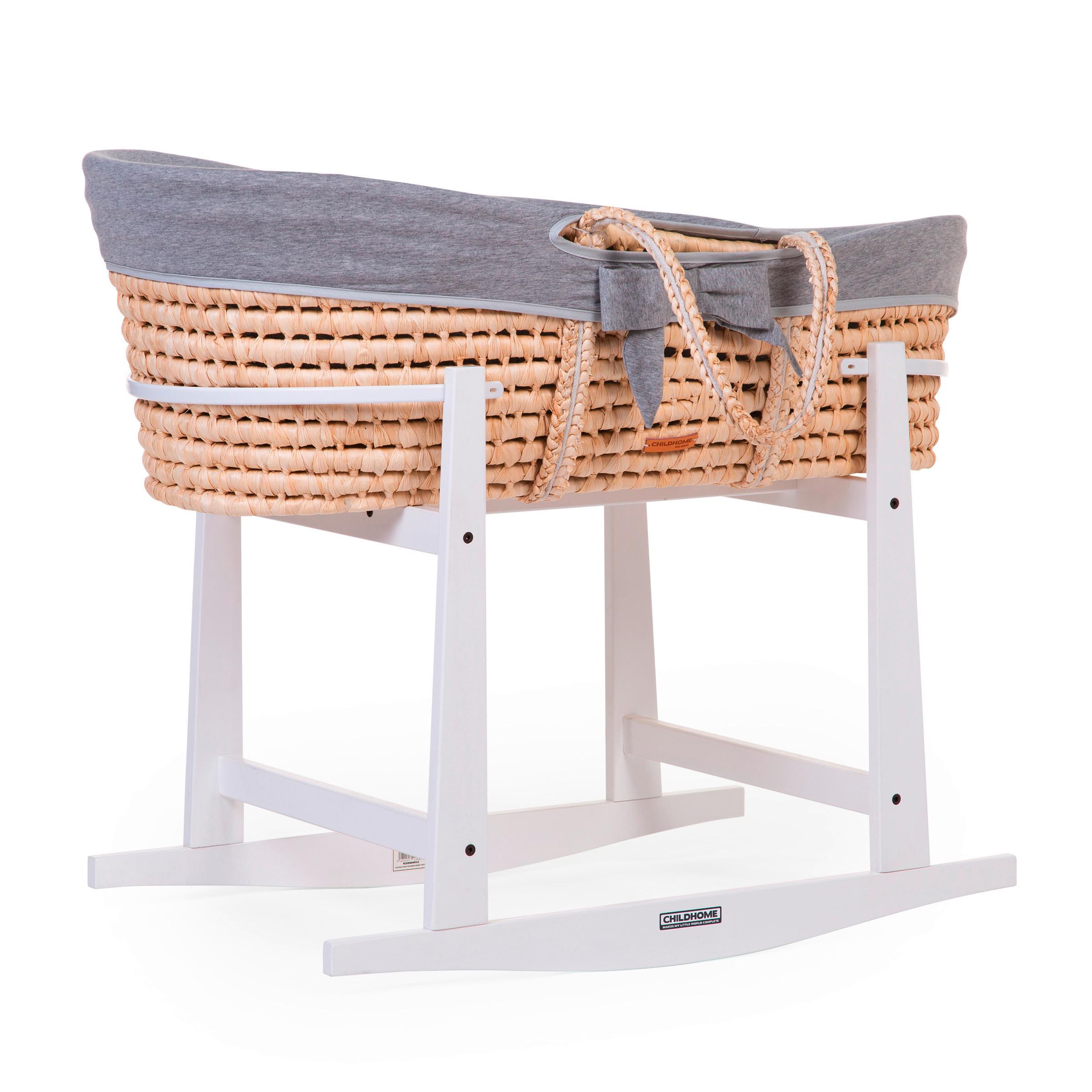 STELAŻ DO KOŁYSKI RSMBWH2 SCHAUKELGESTELL WIEGE - biały, Konventionell, materiał drewnopochodny (85/46/54cm) - Childhome