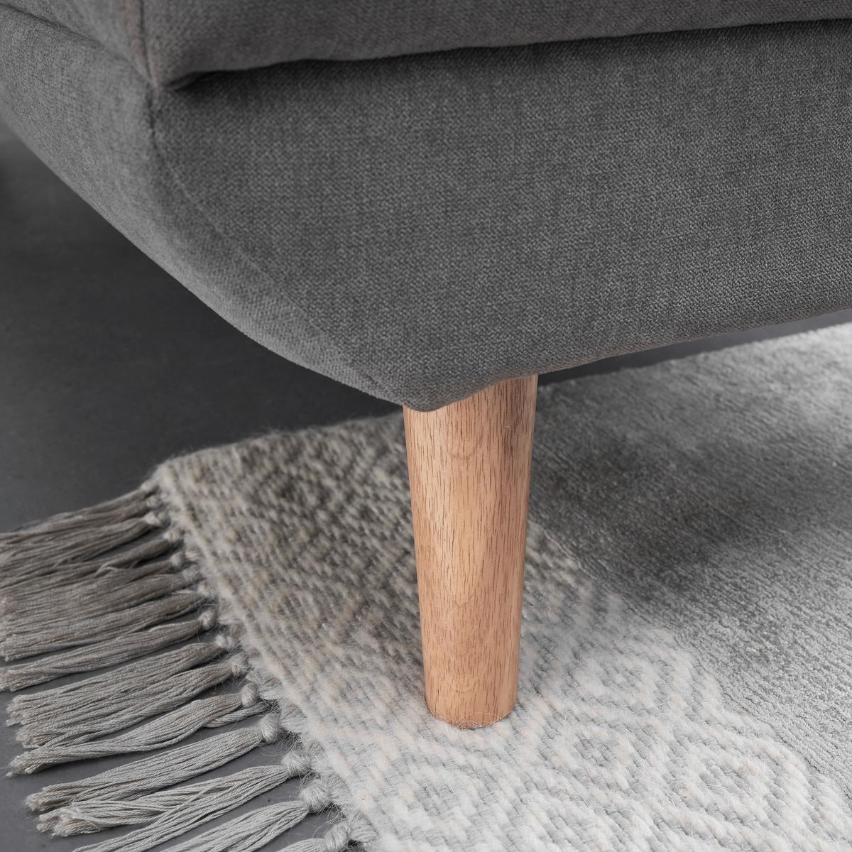Ecksofa, dunkelgrau, "Sandra" - Dunkelgrau, MODERN, Holz/Textil (246/155/86cm) - Bessagi Home