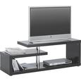 Phonotisch Schwarz Hochglanz - Alufarben/Weiß, LIFESTYLE, Holzwerkstoff/Kunststoff (130/45/40cm) - Mömax modern living Phonotisch Schwarz Hochglanz - Alufarben/Weiß, LIFESTYLE, Holzwerkstoff/Kunststoff (130/45/40cm) - Mömax modern living