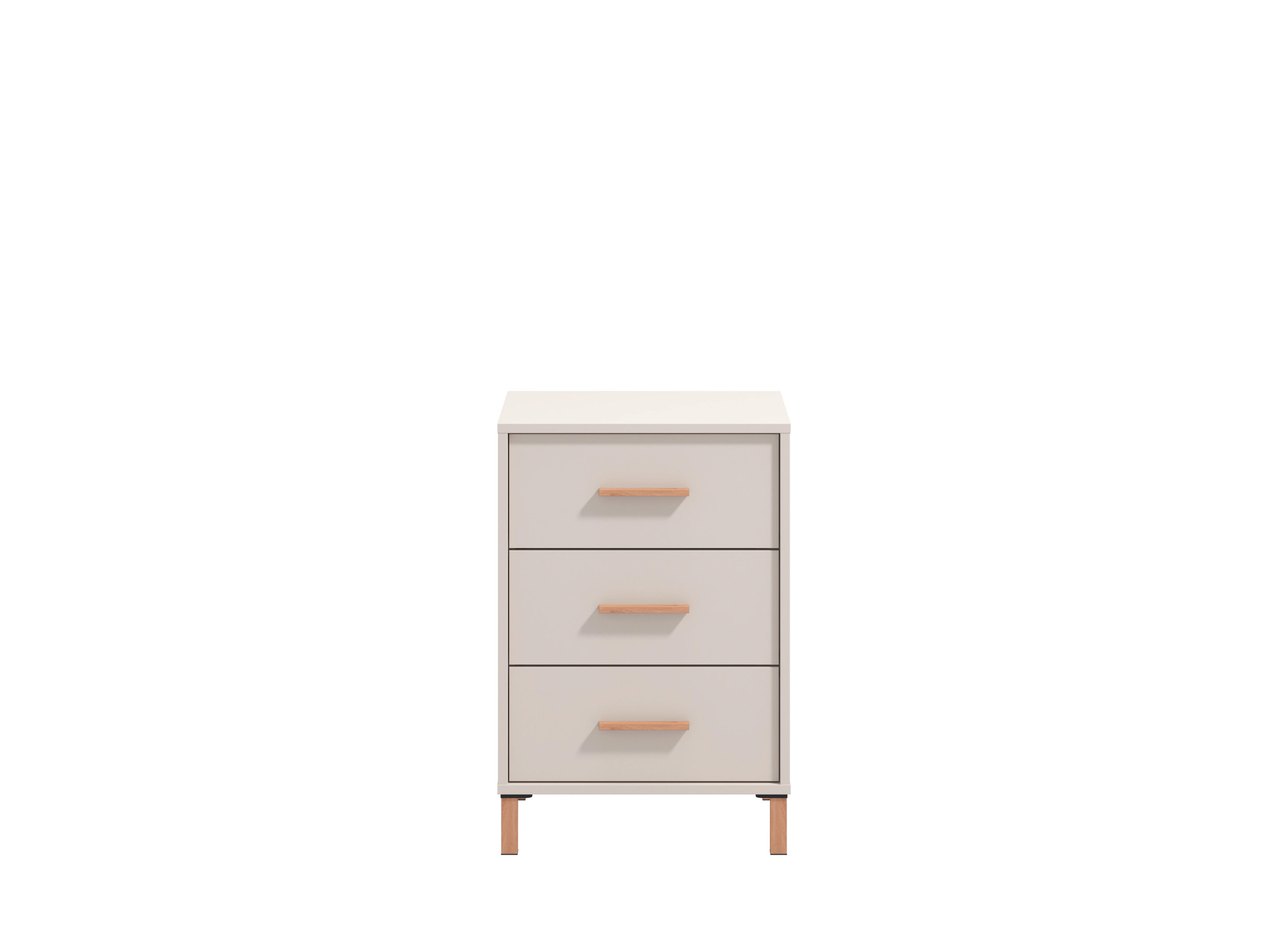 Éjjeliszekrény Belfort - kasmír, Modern, faalapú anyag (48/71/40cm)