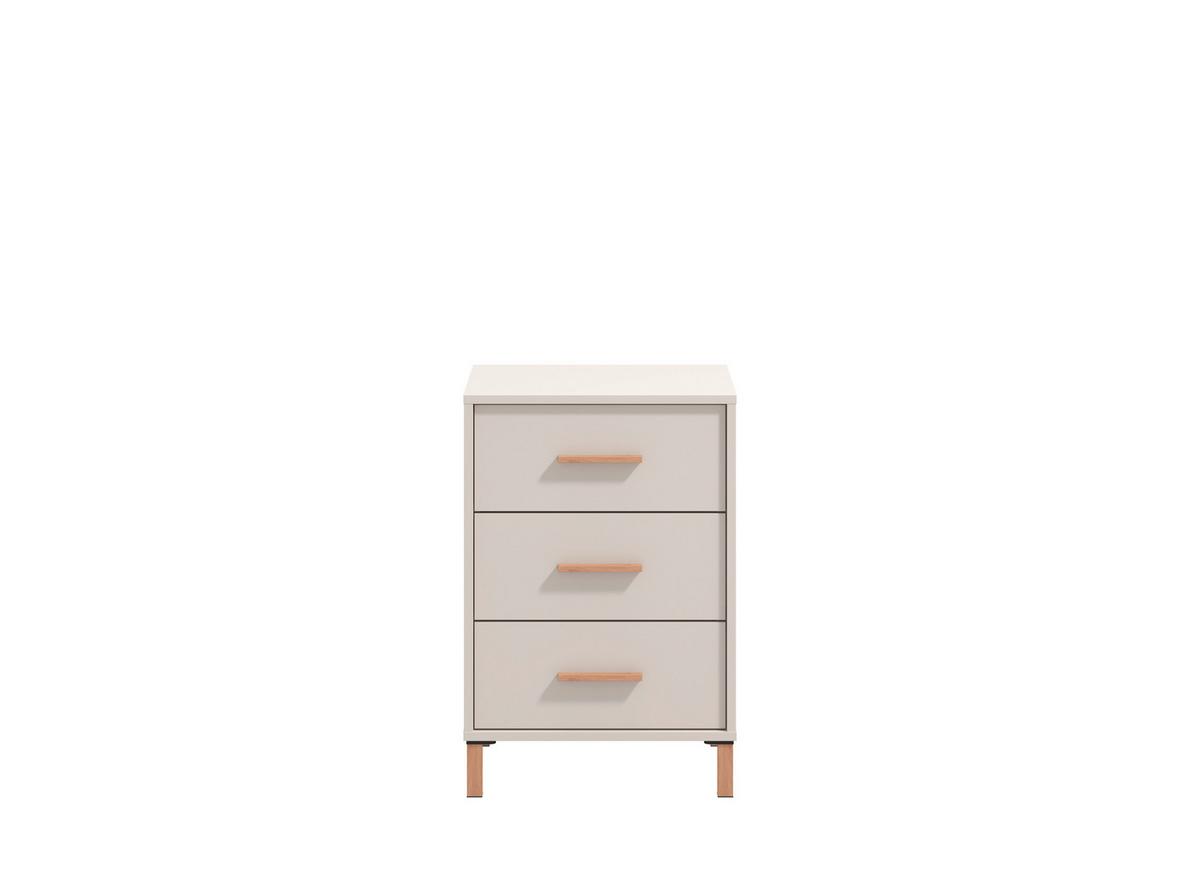 Éjjeliszekrény Belfort - kasmírszínű, Modern, faalapú anyag (48/71/40cm)