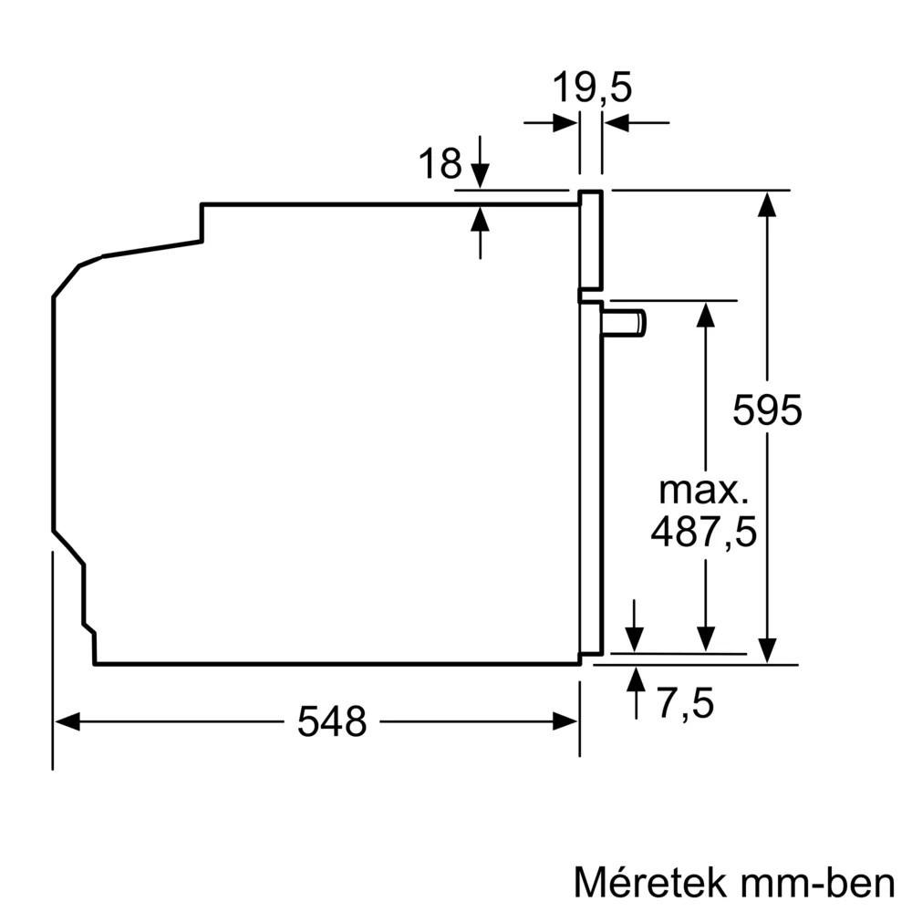 Beépíthető Sütő Hbg7741w1 - fehér, Design - Bosch