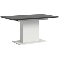 Ausziehtisch Marlon Grau/Weiß ca. 150-190/90/76 cm - Weiß/Grau, KONVENTIONELL, Holzwerkstoff (150-190/90/76cm)