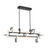 LED Függőlámpa Qn-Inizio-Lp-M-Bk - fekete, Design, műanyag/fém (50/122,8/23,1cm) - Elstead Lighting