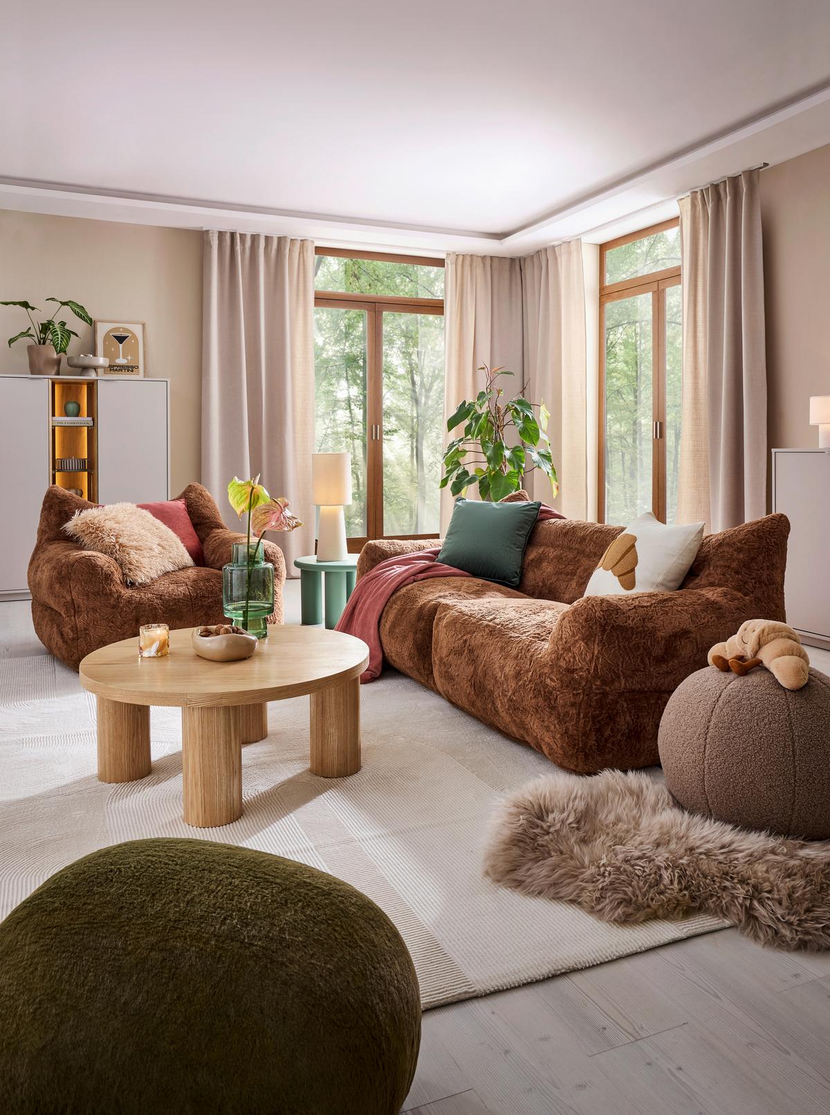Webteppich Leonie Creme ca. 200x290cm - Creme, KONVENTIONELL, Textil (200/290cm) - Mömax