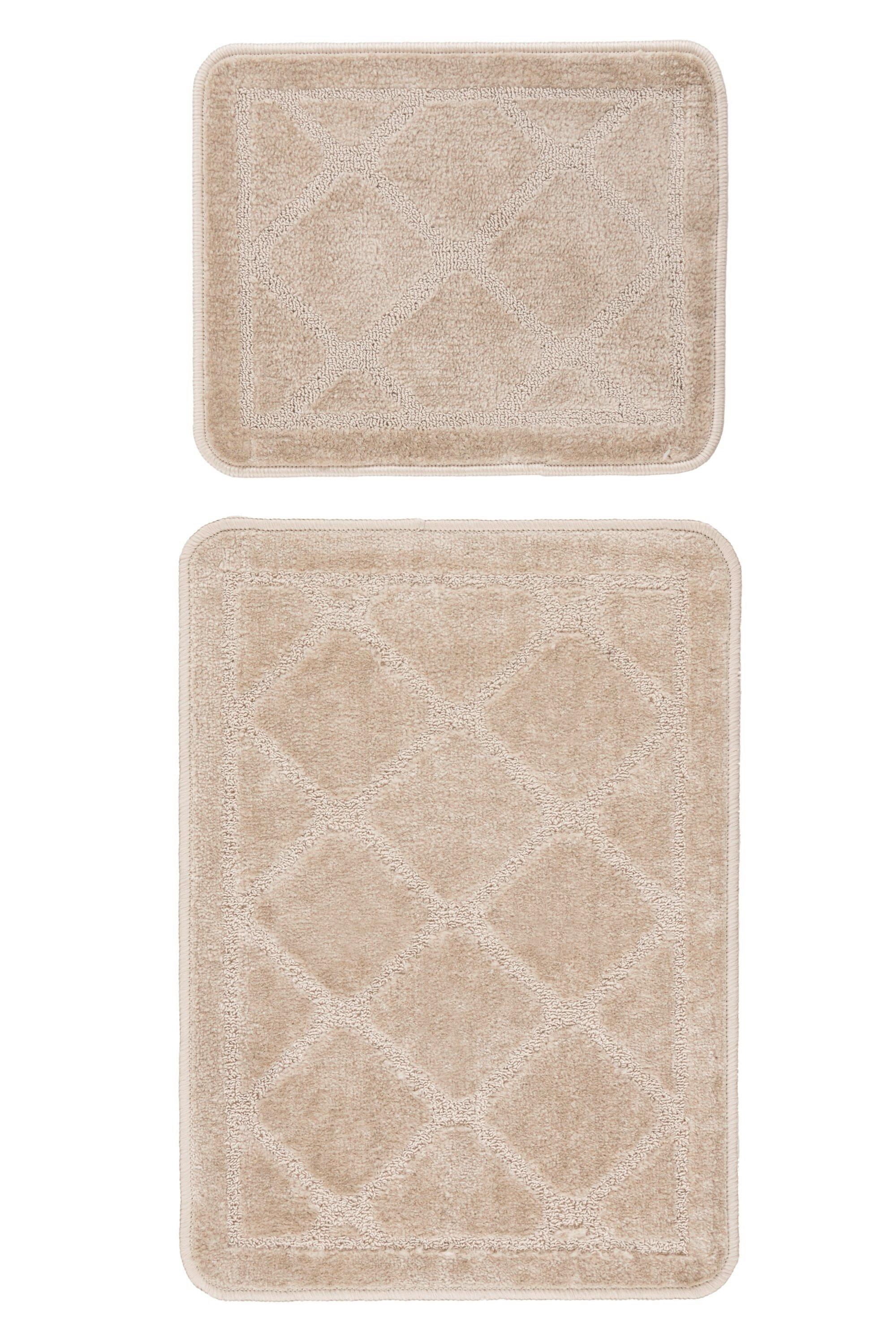 Bademattenset Lagoon 125 Beige  2er-Set - Basics (50/80cm) - Kayoom