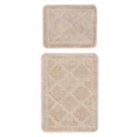 Bademattenset Lagoon 125 Beige  2er-Set - Basics (50/80cm) - Kayoom