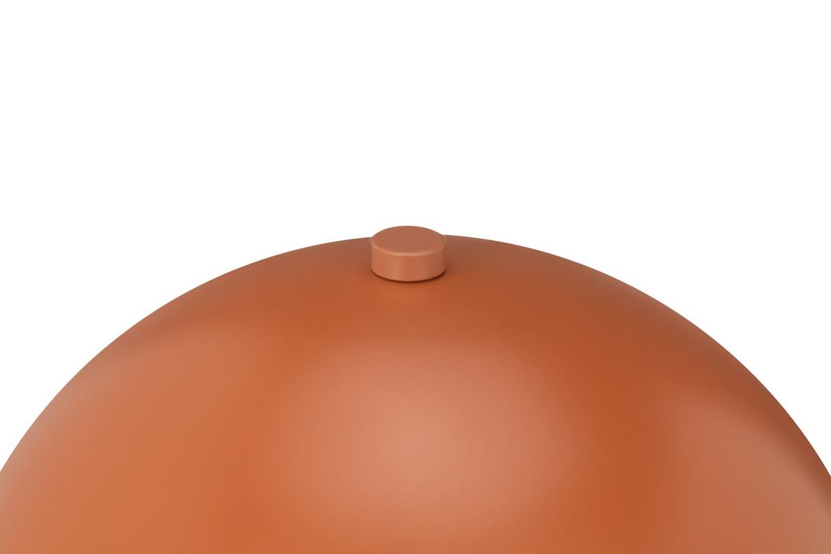 LAMPA STOŁOWA SANTA CLARITA *SBN* - kolor naturalny/pomarańczowy, Konventionell, metal/drewno (20/38cm) - Novel