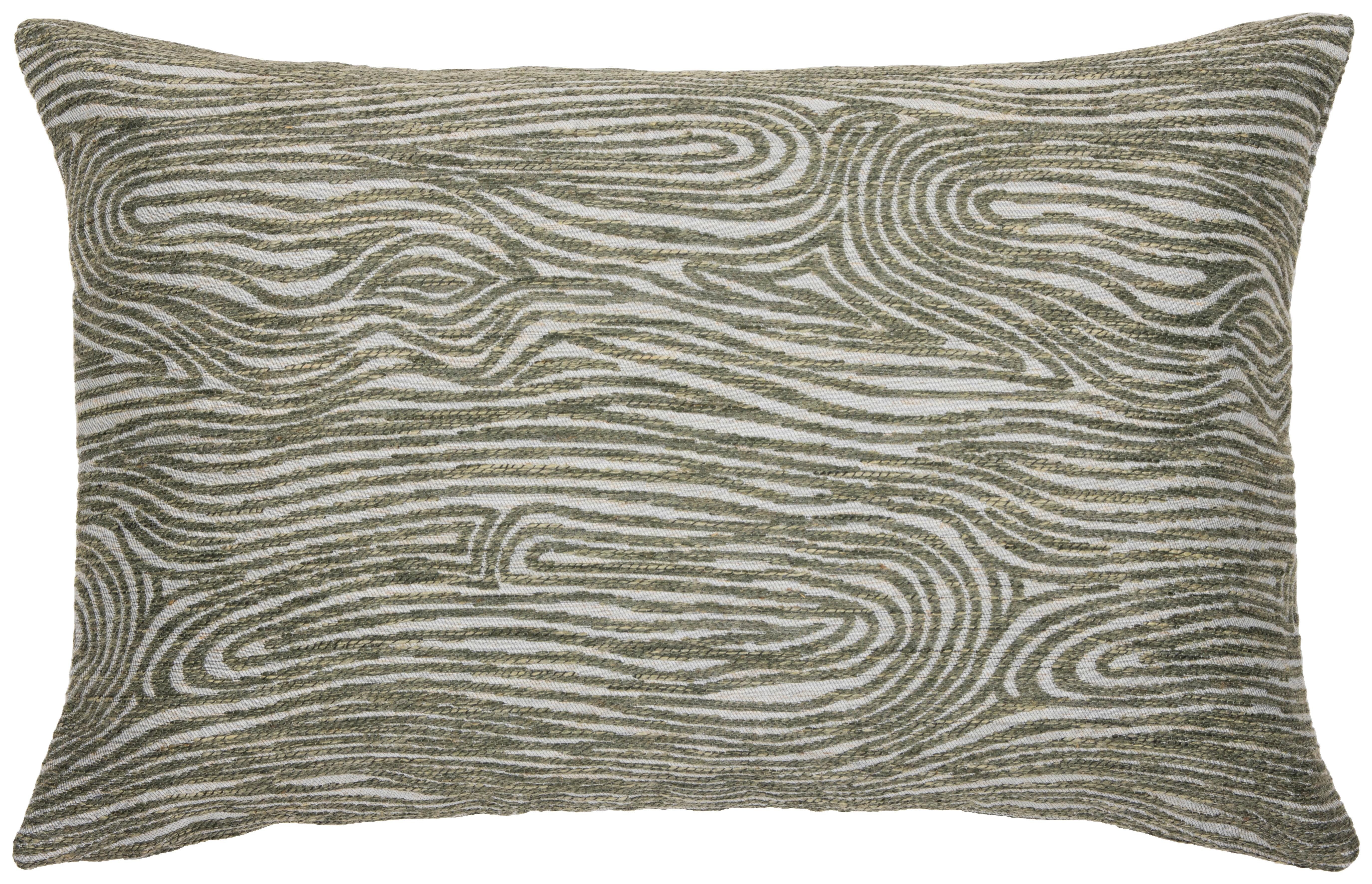 Kissenhülle Weave Grün ca. 40x60cm - Grün, Textil (40/60cm)