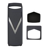 Ribež Za Povrće Kiki - siva, Konvencionalno, metal/plastika (36/12,5/7,5cm) - Mömax