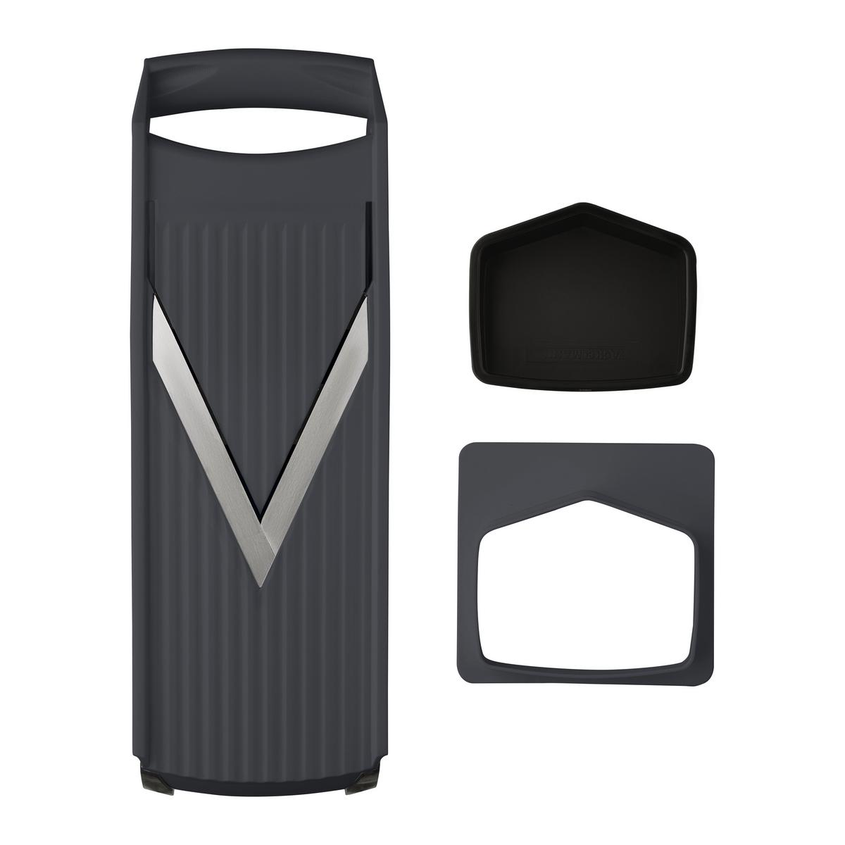 Ribež Za Povrće Kiki - siva, Konvencionalno, metal/plastika (36/12,5/7,5cm) - Mömax