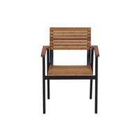 STAPELSESSEL N86392 - Anthrazit/Robinienfarben, KONVENTIONELL, Holz/Metall (60/83/58,5cm) - Siena Garden