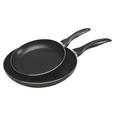 Pfannenset Uwe aus Aluminium, 2-teilig - Schwarz/Grau, KONVENTIONELL, Kunststoff/Metall - Mömax modern living Pfannenset Uwe aus Aluminium, 2-teilig - Schwarz/Grau, KONVENTIONELL, Kunststoff/Metall - Mömax modern living