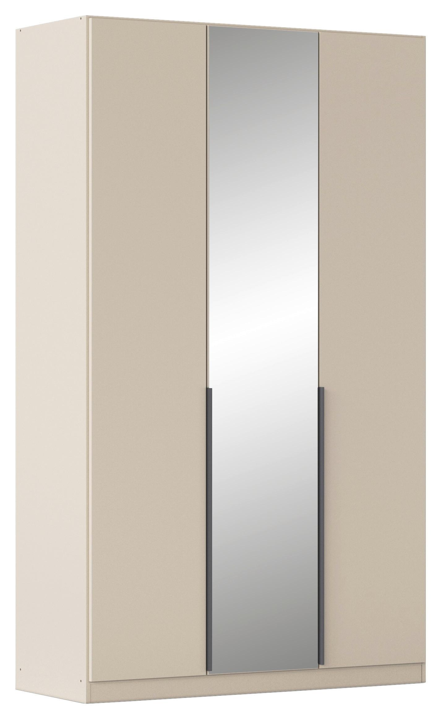 Drehtürenschrank Alabama Champagner - Champagner/Grau, MODERN, Holzwerkstoff/Metall (136/229/54cm) - Rauch Möbel