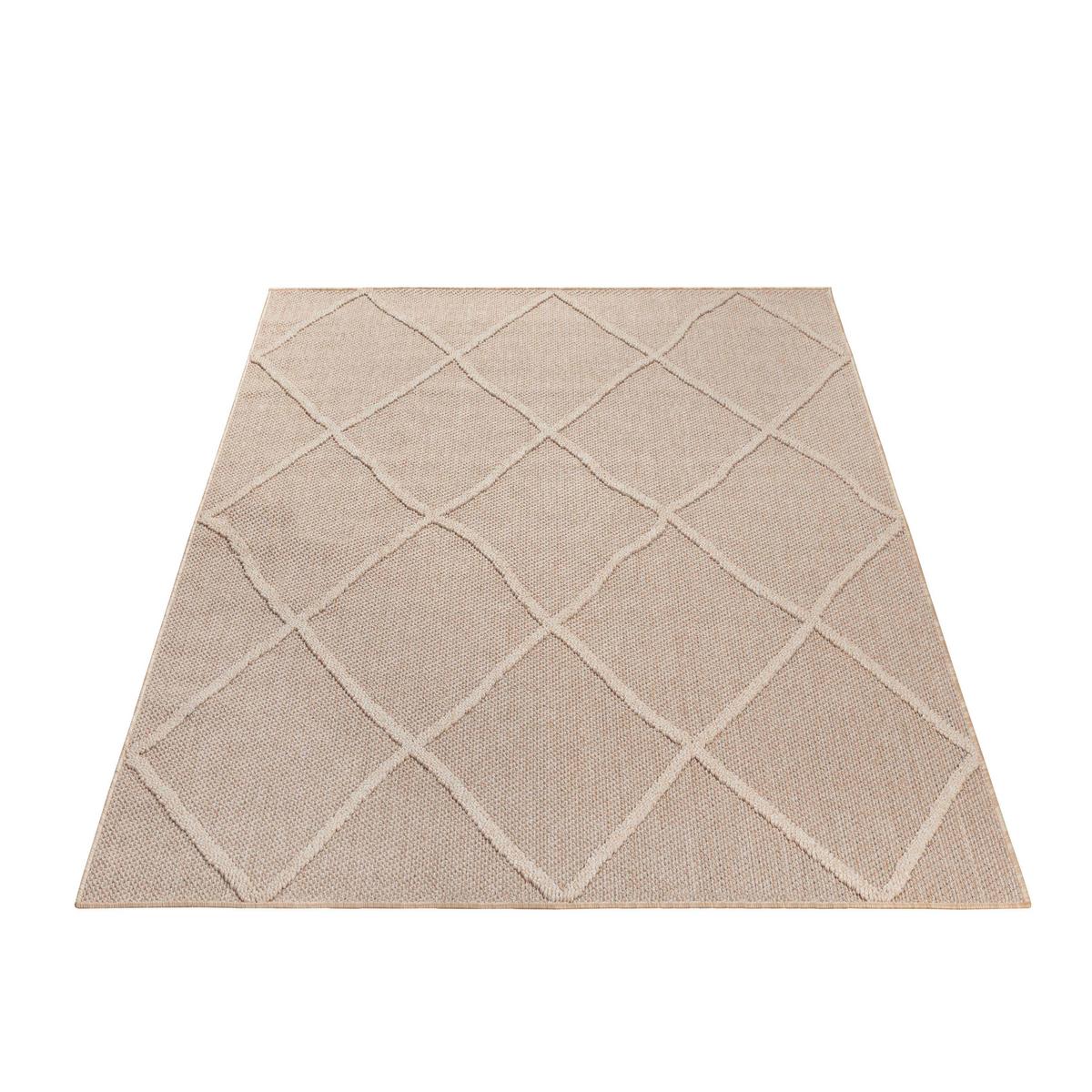 Outdoorteppich Patara Beige ca. 200x290cm - Beige, Design, Textil (200/290cm) - Novel